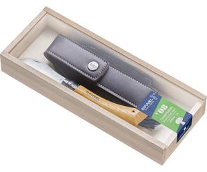 Opinel - Navajas - Plumier Couteau Tradition Champignon T8 Chêne & Etui Outdoor L Brun de Cuero - Beige Beige one size