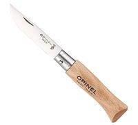 Opinel O121040 Navaja con Hoja de Acero Inoxidable, Unisex, Beige, 5 cm
