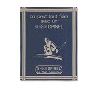 OPINEL - Paño de Cocina con Motivo Se Puede Hacer Todo - Tejido Jacquard 100% Algodón Lavable a Máquina - Fabricación Francesa Tradicional - 50 x 70 cm