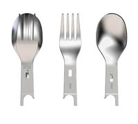 Opinel - Accesorios de Picnic + - con 2 Insertos de Tenedor y Cuchara y Estuche de Servilleta de Microfibra - Ideal para Picnic, Camping, Viajes - Fabricación Francesa
