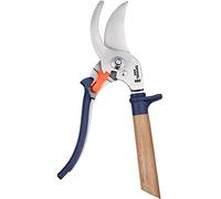 OPINEL - Tijeras de podar Ardoise - 3 posiciones - Sistema de bloqueo en posición cerrada - Hoja de acero inoxidable - Mango de haya - Protector y empuñadura de poliamida cómoda