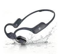 Opinta Auriculares de natación con luz segura, IPX8, impermeables, de conducción ósea, inalámbricos, con memoria de 32 GB para natación, ciclismo, maratón
