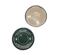 OPIROS Cápsulas Twist Off con Flip Diámetro 63 mm Con Botón Central Control Clic Clac Para Tarros De Vidrio Tapas Para Mermeladas Pasadas Tomate Mermeladas (20)