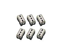 OPIROS Promo Box - Tomas bivalentes compatibles con tipo Magic, toma bivalente bipaso 2P + T 10/16 A, 250 V (6)
