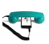 Opis Technology Auricular de Estilo Retro en Forma de Receptor de teléfono (Versión para iPhone) - el 60s Micro Turquesa