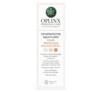 OPLINX Personal Care Fotoprotector Aqua Fluido Color SPF50+, UVA/UVB/Bluelight, Vitamina C y E, Oil Free, Todo Tipo de Piel