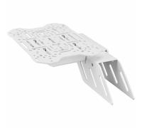 Soporte para simulacin de vuelo y carreras - OPLITE - Para cabina Full Force GTR S8 - Blanco - Compatible con freno de mano, caja de cambios y joystick