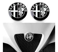 oPlsdqw 3D Adhesivo Emblema de Coche para Alfa Romeo 147 156 159 166 Giulietta Mito Stelvio Giulia, Autoadhesiva Emblema De Metal Etiqueta Engomada para Coche - Decorativas del Automóviles Accesorios