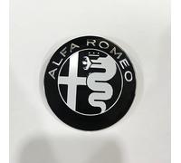 oPlsdqw 3D Adhesivo Emblema de Coche para Alfa Romeo Stelvio Giulia, Autoadhesiva Emblema De Metal Etiqueta Engomada para Coche - Decorativas del Automóviles Accesorios, E