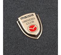 oPlsdqw 3D Adhesivo Emblema de Coche para Mazda, Autoadhesiva Emblema De Metal Etiqueta Engomada para Coche - Decorativas del Automóviles Accesorios,C