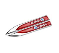 oPlsdqw 3D Adhesivo Emblema de Coche para Mazda, Autoadhesiva Emblema De Metal Etiqueta Engomada para Coche - Decorativas del Automóviles Accesorios,B