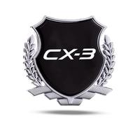 oPlsdqw 3D Adhesivo Emblema de Coche para Mazda CX-3, Autoadhesiva Emblema De Metal Etiqueta Engomada para Coche - Decorativas del Automóviles Accesorios,B