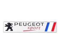 oPlsdqw 3D Adhesivo Emblema de Coche para Peugeot, Autoadhesiva Emblema De Metal Etiqueta Engomada para Coche - Decorativas del Automóviles Accesorios,B