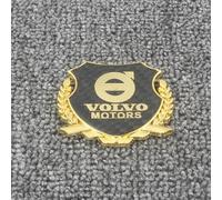 oPlsdqw 3D Adhesivo Emblema de Coche para Volvo C30 XC60 S90 XC90 V40 S80L, Autoadhesiva Emblema De Metal Etiqueta Engomada para Coche - Decorativas del Automóviles Accesorios, A Gold2