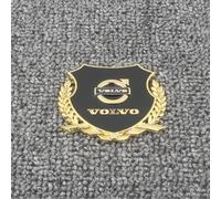 oPlsdqw 3D Adhesivo Emblema de Coche para Volvo C30 XC60 S90 XC90 V40 S80L, Autoadhesiva Emblema De Metal Etiqueta Engomada para Coche - Decorativas del Automóviles Accesorios,A Gold1