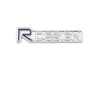 oPlsdqw 3D Adhesivo Emblema de Coche para Volvo R Design, Autoadhesiva Emblema De Metal Etiqueta Engomada para Coche - Decorativas del Automóviles Accesorios,D