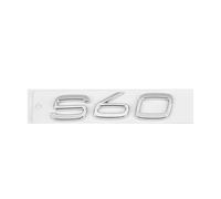 oPlsdqw 3D Adhesivo Emblema de Coche para Volvo S60, Autoadhesiva Emblema De Metal Etiqueta Engomada para Coche - Decorativas del Automóviles Accesorios,B