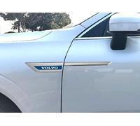 oPlsdqw 3D Adhesivo Emblema de Coche para Volvo S90 S60 XC60 XC90, Autoadhesiva Emblema De Metal Etiqueta Engomada para Coche - Decorativas del Automóviles Accesorios, D
