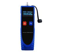 OPM Medidor de Potencia Óptica Probador Digital -70~6dBm con 6 Longitudes de Onda Óptica, Probador de Cable de Fibra Óptica Portátil con Convertidor FC para FC/SC/ST