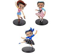 OPO 10 - 3er-Set Figuren kompatibel mit Betty Boop Dance USA: Rock + Country + Madison - Höhe 12cm - LBB2