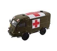 OPO 10 Ambulancia Militar a Escala 1/43 Compatible con Renault 1000kg Goelette R2087 - Vehículo IXO Direkt Collection C01
