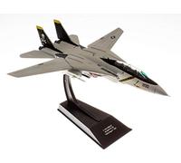 OPO 10 - Avión de Combate Militar a Escala 1/100 F-14A Tomcat US Navy VF-84 1981 Top Gun Pirate Jolly Rogers - CP01