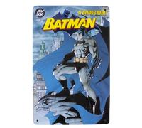 OPO 10 - Batman DC Comics - Letrero metálico Decorativo en Relieve 26x17cm
