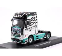 OPO 10 - Camión a Escala 1/43 Compatible con Mercedes-Benz Actros MP4 2012 AMG Petronas F1 Team Tractor Hachette IXO CT003