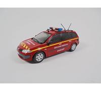 OPO 10 - Camión de Bomberos 1/43 Renault Mégane Station Wagon vehículo rápido para médico Bombero - Vehículo Ligero de Bomberos Hachette CPL38