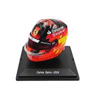 OPO 10 - Casco de Fórmula 1 Compatible con Ferrari F1: Carlos Sainz Jr. 2024 - Escala 1/5 Spark - CAS90