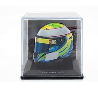 OPO 10 - Casco de Fórmula 1 Compatible con Ferrari F1: Felipe Massa 2008 - Escala 1/5 - CAS12
