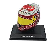 OPO 10 - Casco de Fórmula 1 Compatible con Ferrari F1: Felipe Massa Scuderia Ferrari #4 2013 - Escala 1/5 Spark - CAS32