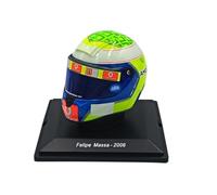 OPO 10 - Casco de Fórmula 1 Compatible con Ferrari F1: Felipe Massa Scuderia Ferrari #6 2006 - Escala 1/5 Spark - CAS86