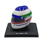 OPO 10 - Casco de Fórmula 1 Compatible con Ferrari F1: Ivan Capelli Scuderia Ferrari Nº 28 1992 - Spark Escala 1/5 - CAS78