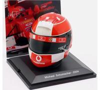 OPO 10 - Casco de Fórmula 1 Compatible con Ferrari F1: M. Schumacher Ferrari #1 Campeón del Mundo 2004 - Escala 1/5 Spark - CAS33