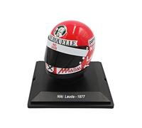 OPO 10 Casco de Fórmula 1 Compatible con Ferrari F1: Niki Lauda 1977 - Escala 1/5 Spark - CAS95