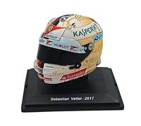 OPO 10 - Casco de Fórmula 1 Compatible con Ferrari F1: Sebastian Vettel Ferrari #5 Sieger Monaco GP 2017 - Escala 1/5 Spark - CAS87