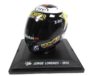 OPO 10 - Casco Jorge Lorenzo Campeón del Mundo de MotoGP 2012 Compatible con Yamaha - Escala 1:5 Altaya MC002