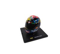 OPO 10 - Casco Valentino Rossi Moto GP Temporada 1999 Escala 1/5 Compatible con Aprilia RS250 - CR013