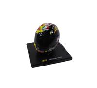 OPO 10 - Casco Valentino Rossi Moto Grand Prix Temporada 1997 Escala 1/5 Compatible con Aprilia RS125 - CR004