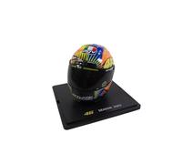 OPO 10 - Casco Valentino Rossi Moto Grand Prix Temporada 2002 Escala 1/5 Compatible con Honda RC211V - CR039