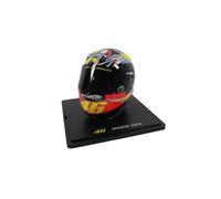 OPO 10 - Casco Valentino Rossi Moto Grand Prix Temporada 2003 Escala 1/5 Compatible con Honda RC211V - CR017