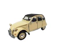 OPO 10 - Coche 1/24 Compatible con Citroen 2CV Color Crema - Welly 24009A-W Beige