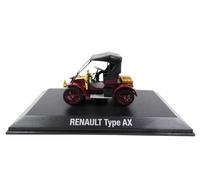 OPO 10 - Coche 1:43 Norev Compatible con Renault Type AX 1907 Burdeos en Resina (R942)