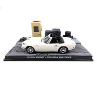 OPO 10 - Coche 1/43 Toyota 2000GT Compatible con James Bond 007 de la película You Only Live Twice (DY007SP)