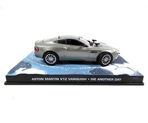 OPO 10 - Coche a Escala 1/43 Compatible con Aston Martin V12 Vanquish de James Bond 007 de la película Muere Otro DÍA - DY002