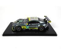 OPO 10 - Coche Compatible con Aston Martin Vantage GTE # 97 - Le Mans 2017 - Turner-Adam-Serra - Spark 1/43 para Hachette Japon (LM10)