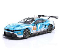 OPO 10 - Coche Compatible con Ford Mustang GT3#77 24h Le Mans 2024 LMGT3 Proton Competition Escala 1/18 IXO LM24077