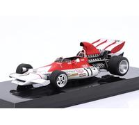 OPO 10 - Coche de Fórmula 1 a Escala 1/24 Compatible con BRM P160B #17 Jean Pierre Beltoise GP de Mónaco 1972 - OR096