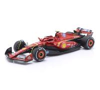 OPO 10 - Coche de Fórmula 1 Compatible con Carlos Sainz Jr. Ferrari SF-24#55 4º GP de Italia 2024 Fórmula 1 Escala 1/43 Bburago 36844S